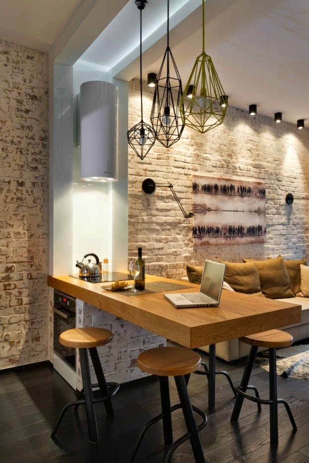 Diseño interior en este pequeño apartamento de 40 m2 - ilia estudio ...